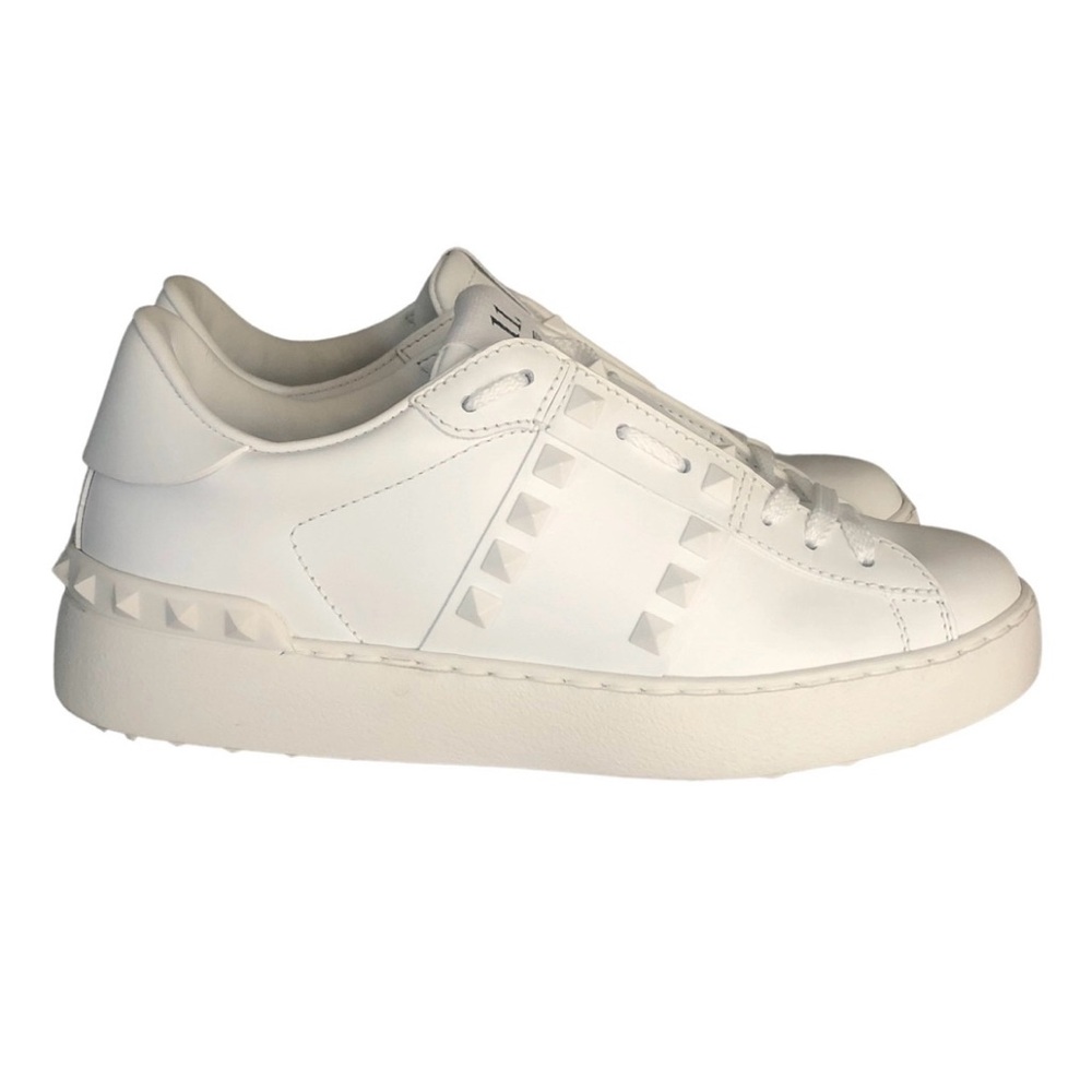 White Studded Sneakers